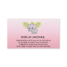 Meisje Olifant Baby Shower Display Shower Roze
