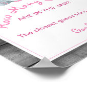 Meisje olifant hoeveel Snoepjes in potje douche sp Poster (Hoek)