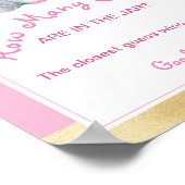 Meisje olifant hoeveel Snoepjes in potje douche sp Poster (Hoek)