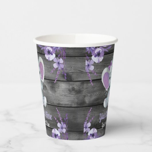 Meisje Olifant Meisje Papier Cups Douche Verjaarda Papieren Bekers (Links)