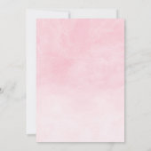 Meisje Olifant Waterverf Ballonnen 1e Verjaardag Kaart (Achterkant)