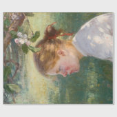 Meisje onder de Apple-boom (van Danielson-Gambogi) Cadeaupapier (Vlak)