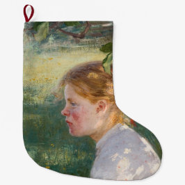 Meisje onder de Apple-boom (van Danielson-Gambogi) Grote Kerstsok