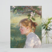 Meisje onder de Apple-boom (van Danielson-Gambogi) Kaart (Staand voorkant)