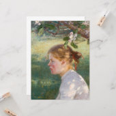Meisje onder de Apple-boom (van Danielson-Gambogi) Kaart (Voorkant / Achterkant in situ)