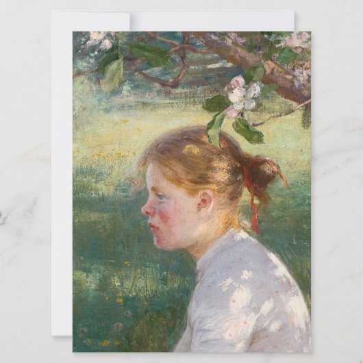 Meisje onder de Apple-boom (van Danielson-Gambogi) Kaart (Voorkant)