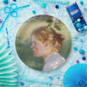 Meisje onder de Apple-boom (van Danielson-Gambogi) Papieren Bordje (Feest)