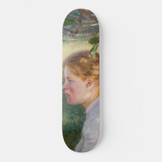 Meisje onder de Apple-boom (van Danielson-Gambogi) Persoonlijk Skateboard (Voorkant)