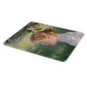 Meisje onder de Apple-boom (van Danielson-Gambogi) Snijplank (Hoek)