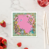 Meisje onder de zee servet (Insitu)