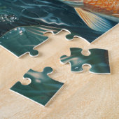 Meisje onder water legpuzzel (Zijkant)