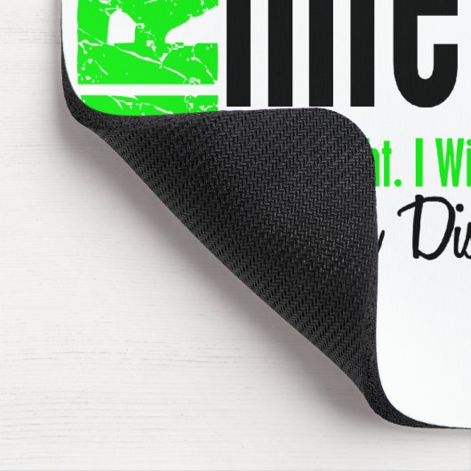 Meisje onderbroken 1 ziekte van Lyme Muismat (Hoek)