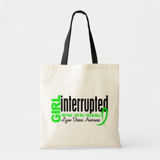 Meisje onderbroken 1 ziekte van Lyme Tote Bag (Voorkant)