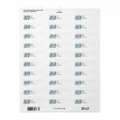 Meisje onderbroken 2 eierstokkanker etiket (Full Sheet)