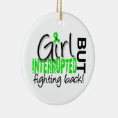 Meisje onderbroken 2 Lymziekte Keramisch Ornament (Rechts)