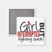 Meisje onderbroken 2 multipel myeloom magneet (Voorkant / Achterkant)