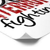 Meisje onderbroken 2 multipel myeloom poster (Hoek)