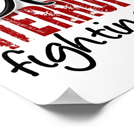 Meisje onderbroken 2 multipel myeloom poster (Hoek)