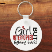 Meisje onderbroken 2 multipel myeloom sleutelhanger (Voorkant)