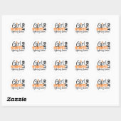 Meisje Onderbroken 2 RSD Ronde Sticker (Vel)