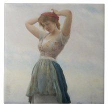 Meisje Ontspannen op het strand