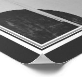 Meisje op de maan #3 Majoor Felten Art Deco Poster (Hoek)