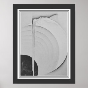 Meisje op de maan #3 Majoor Felten Art Deco Poster