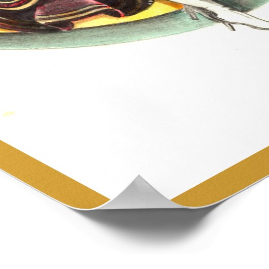 meisje op de maan poster (Hoek)