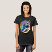 meisje op de ster t-shirt (Voorkant volledig)