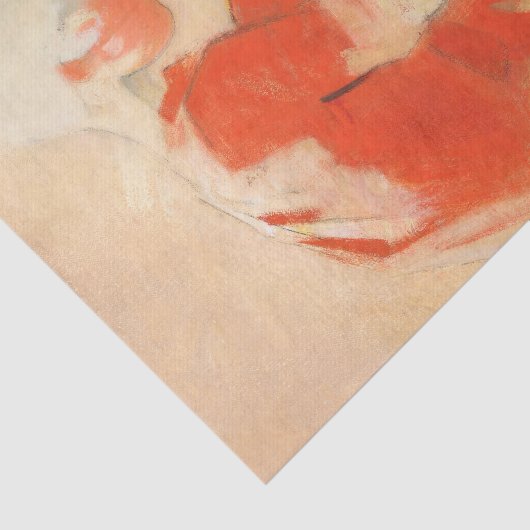 Meisje op de zand, Helene Schjerfbeck Tissuepapier (Detail)