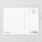 Meisje op een fiets (kruisproces) briefkaart (Achterkant)