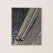 Meisje op een fiets legpuzzel (Verticaal)