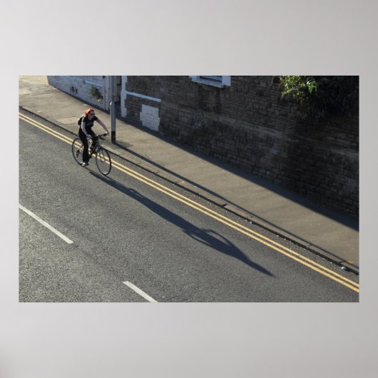 Meisje op een fiets poster (Voorkant)