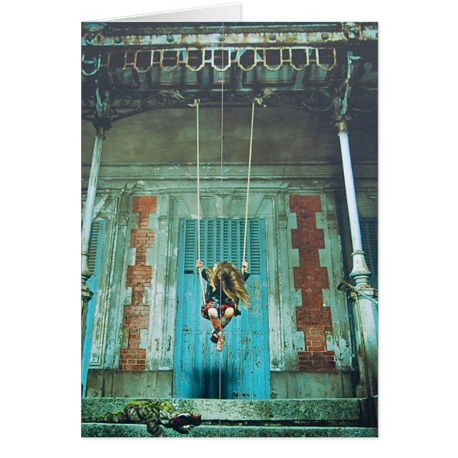 Meisje op een kaartje (Voorkant)