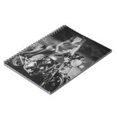 Meisje op een motor notitieboek (Linkerzijde)