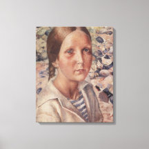 Meisje op een Pebble Beach