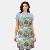 Meisje op een voetgangerskruising schort (Gedragen)