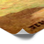 Meisje op een zingertje poster (Hoek)