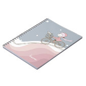Meisje op fiets Notitieboek (Linkerzijde)