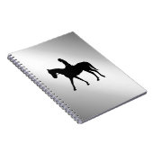 Meisje op Horse Silver Notitieboek (Rechterzijde)