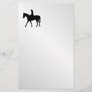 Meisje op paard briefpapier