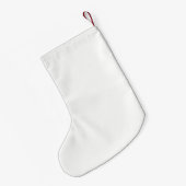 Meisje op paard kleine kerstsok (Achterkant (Hangend))