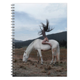 Meisje op paard notitieboek