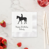 Meisje op paarden servetten (Insitu)
