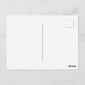 Meisje op scooter  briefkaart (Achterkant)