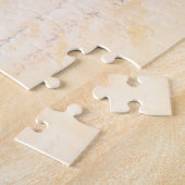 Meisje op strand met een Bikini-schilderij Legpuzzel (Zijkant)