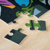 Meisje op tablet 2 legpuzzel (Zijkant)