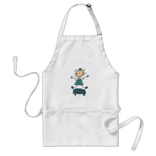 Meisje op Trampoline Apron Standaard Schort