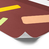 Meisje op vakantie poster (Hoek)