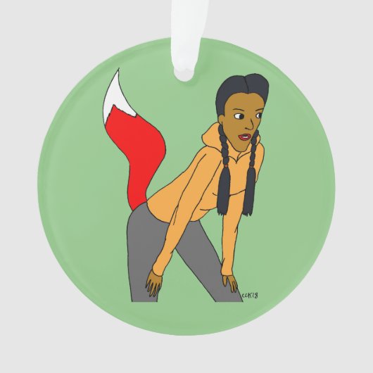 meisje ornament (voorkant)